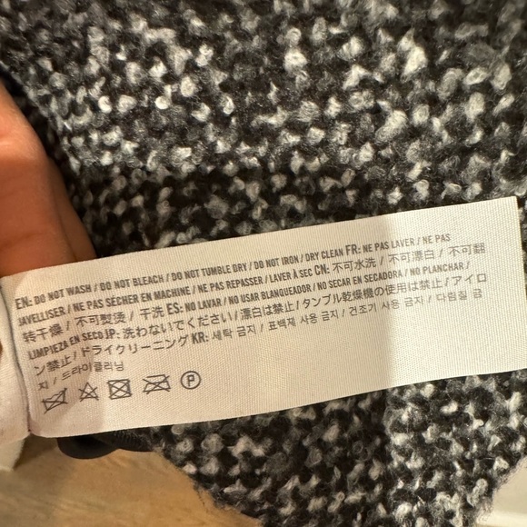 Abercrombie & Fitch Single Breasted blazer, black and gray size Medium vintage - Picture 4 of 9